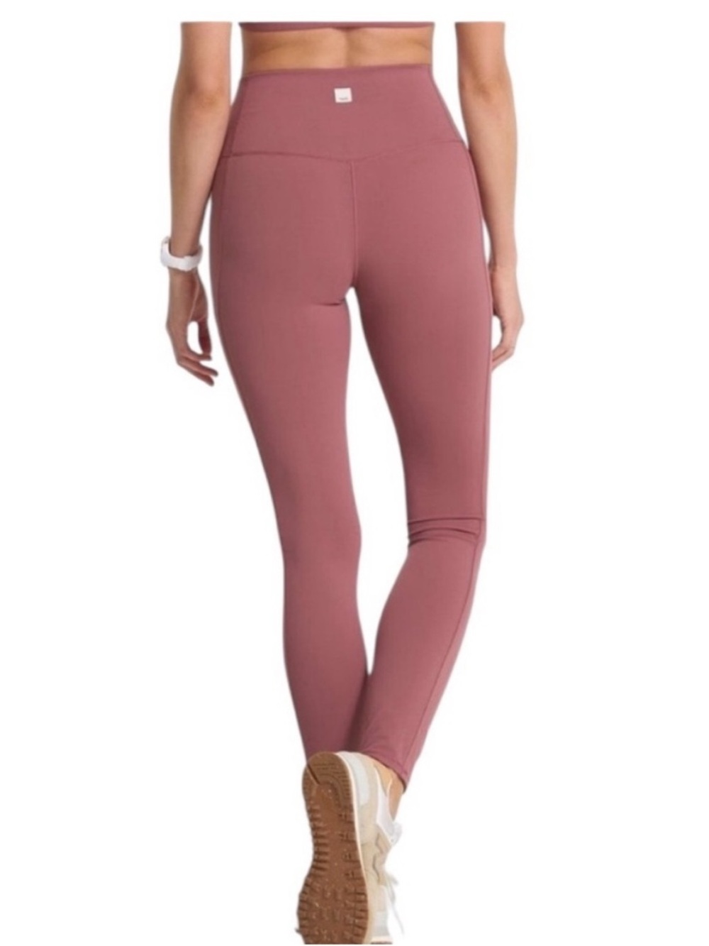 Vuori Women’s Studio Pocket Legging Rosewood Pink Medium